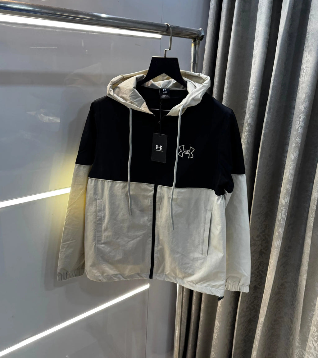 Unde r Armour Black cer...@m  lu...x...ury Biker Edition WindBreaker