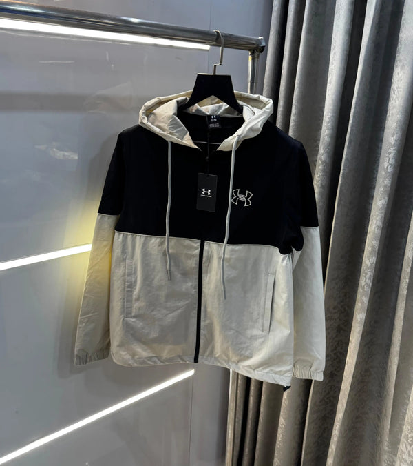 Unde r Armour Black cer...@m  lu...x...ury Biker Edition WindBreaker