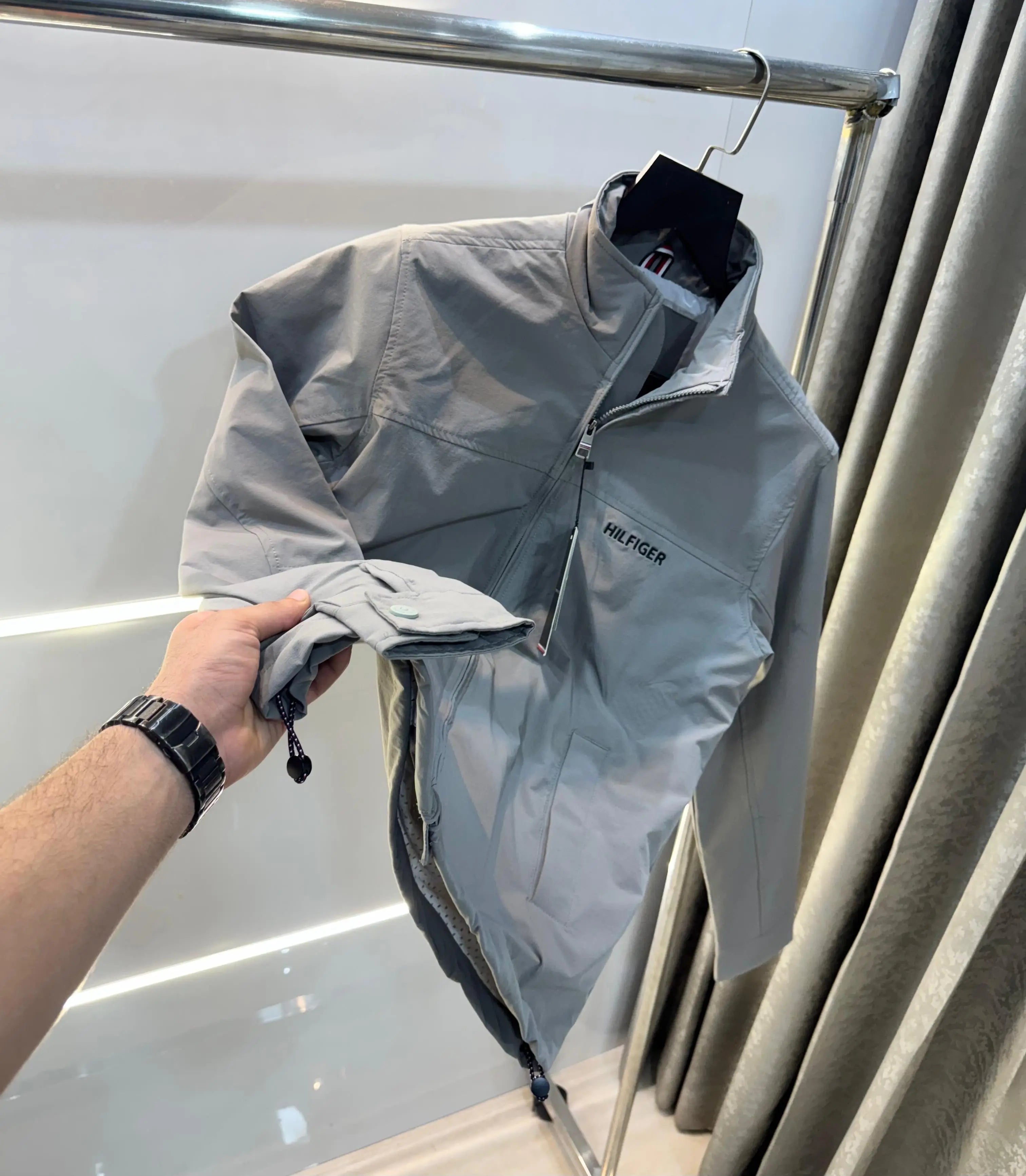 Tomm y Hilfiger gery Imported Premium Bomber Jacket