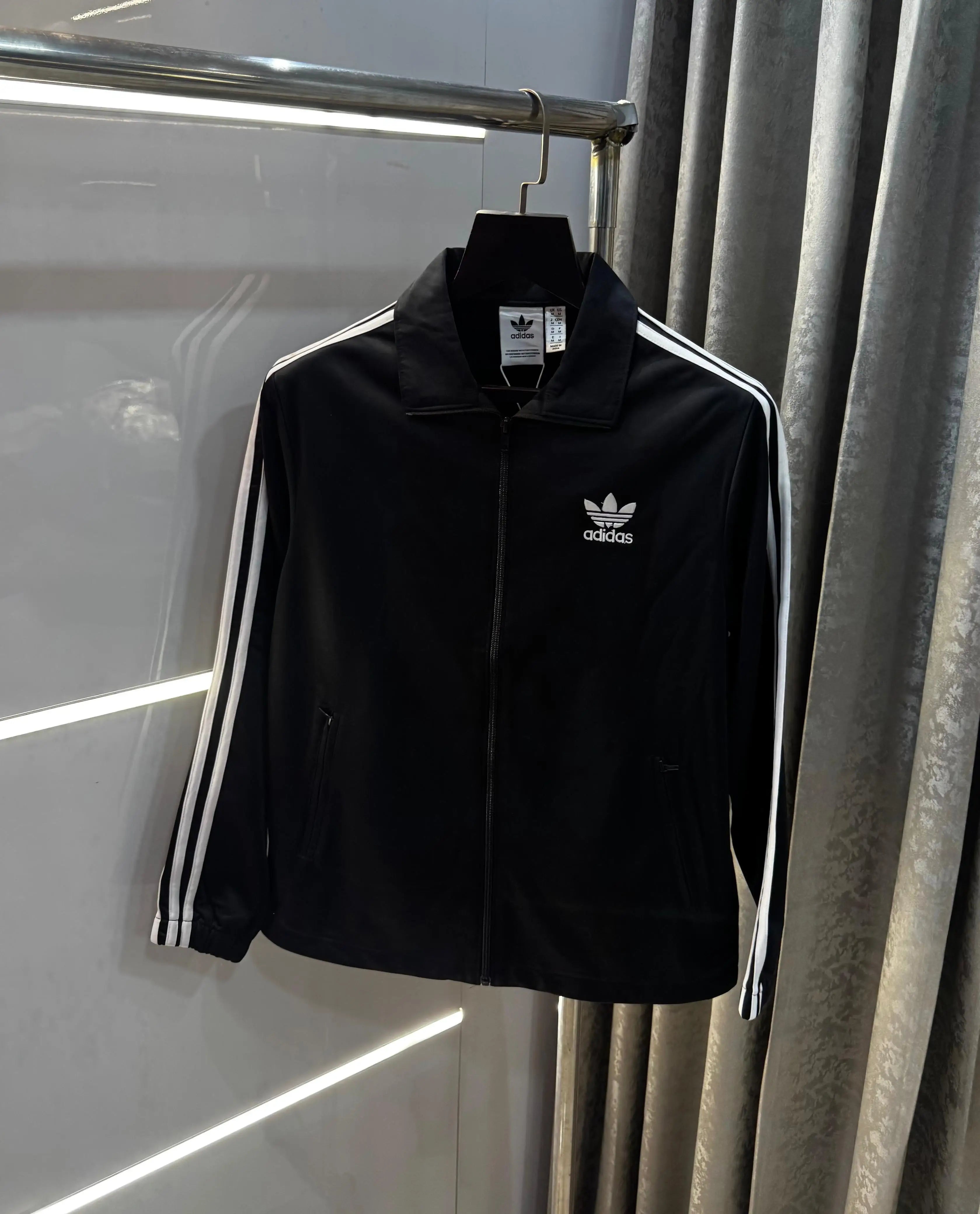 Adida s Black Premium Classic Zipper Jacket