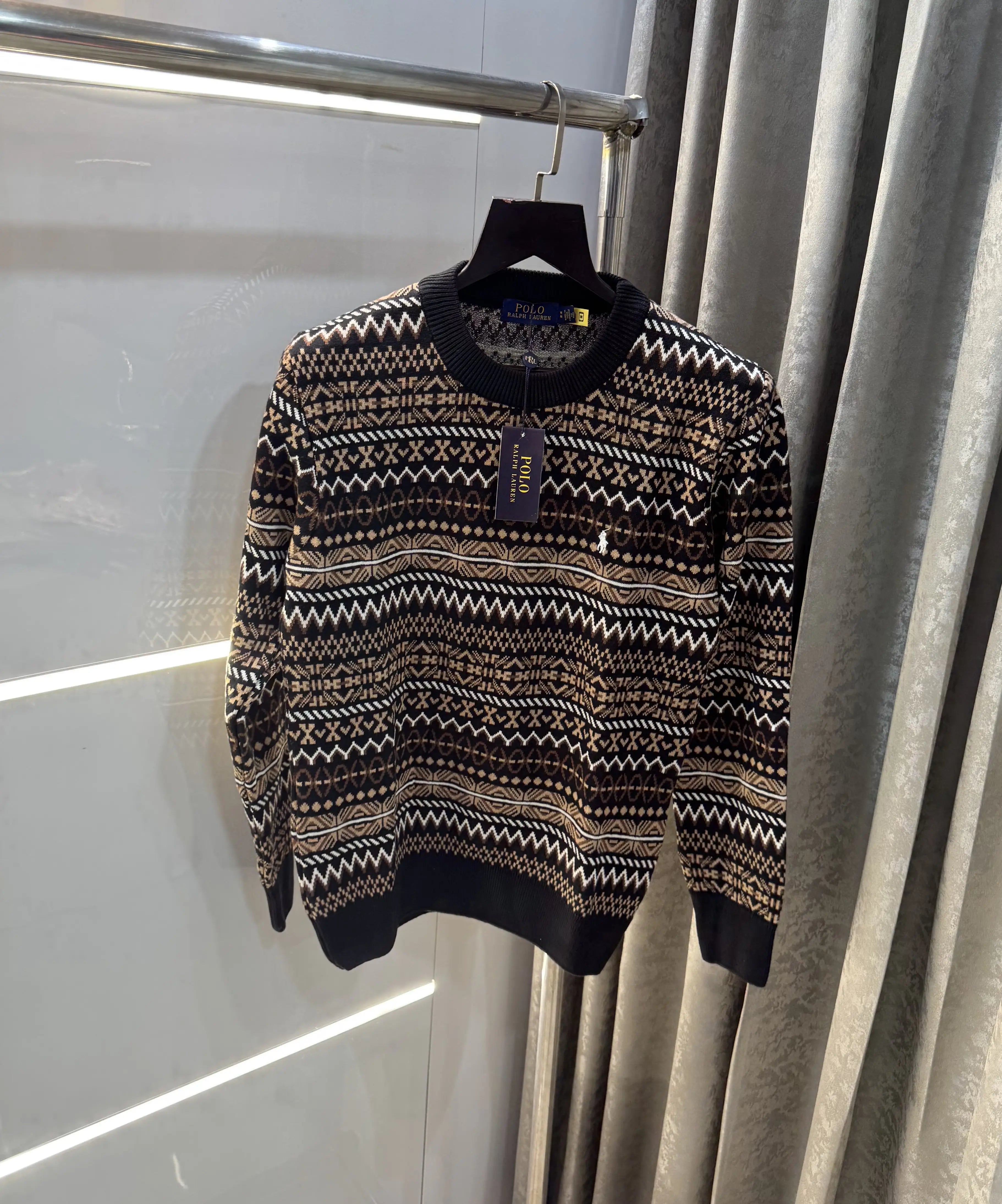 Ralph  Lauren Black Imported Knitted Pull Over Secondary image