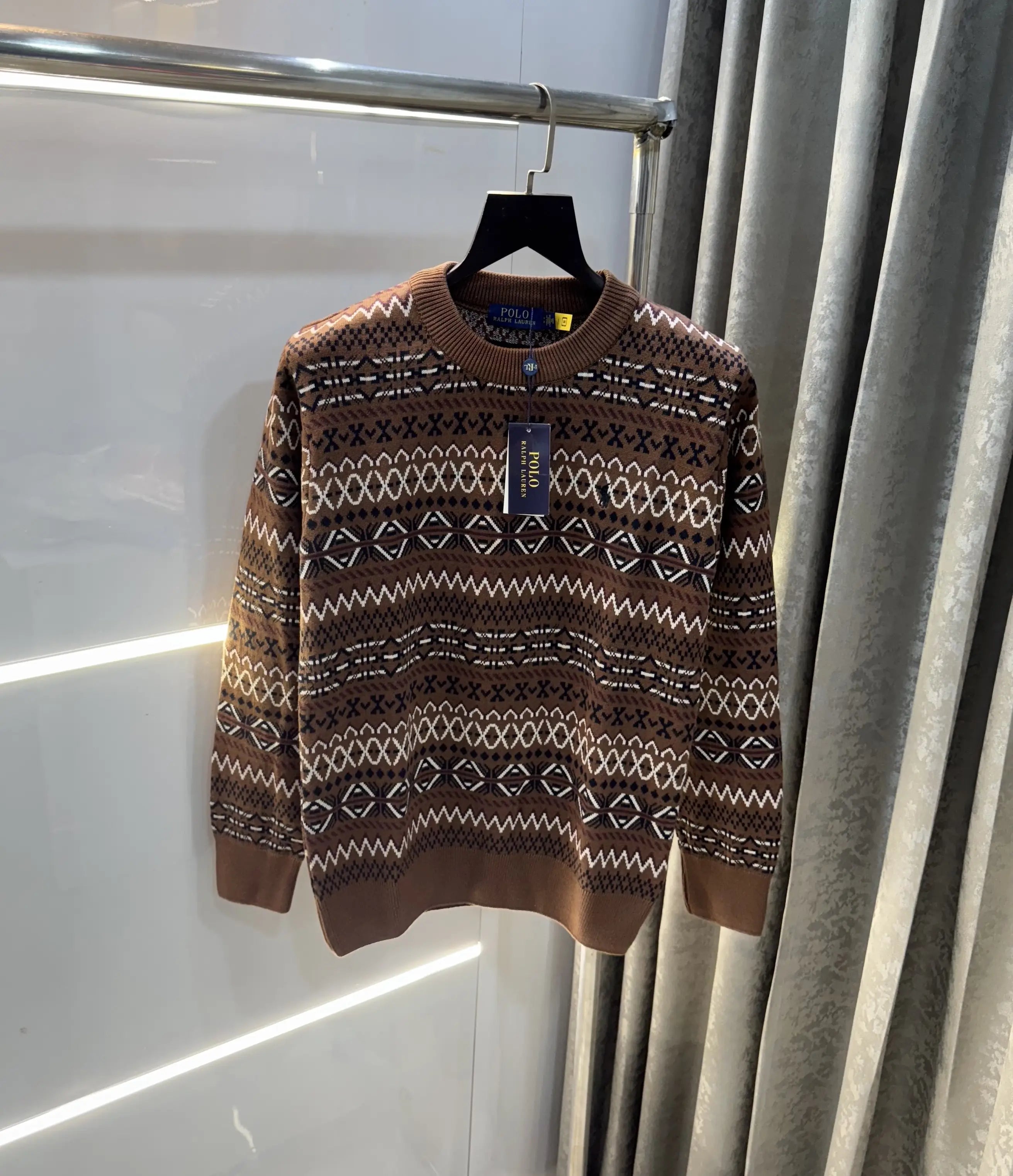 Ralph  Lauren Brown Imported Knitted Pull Over Secondary image