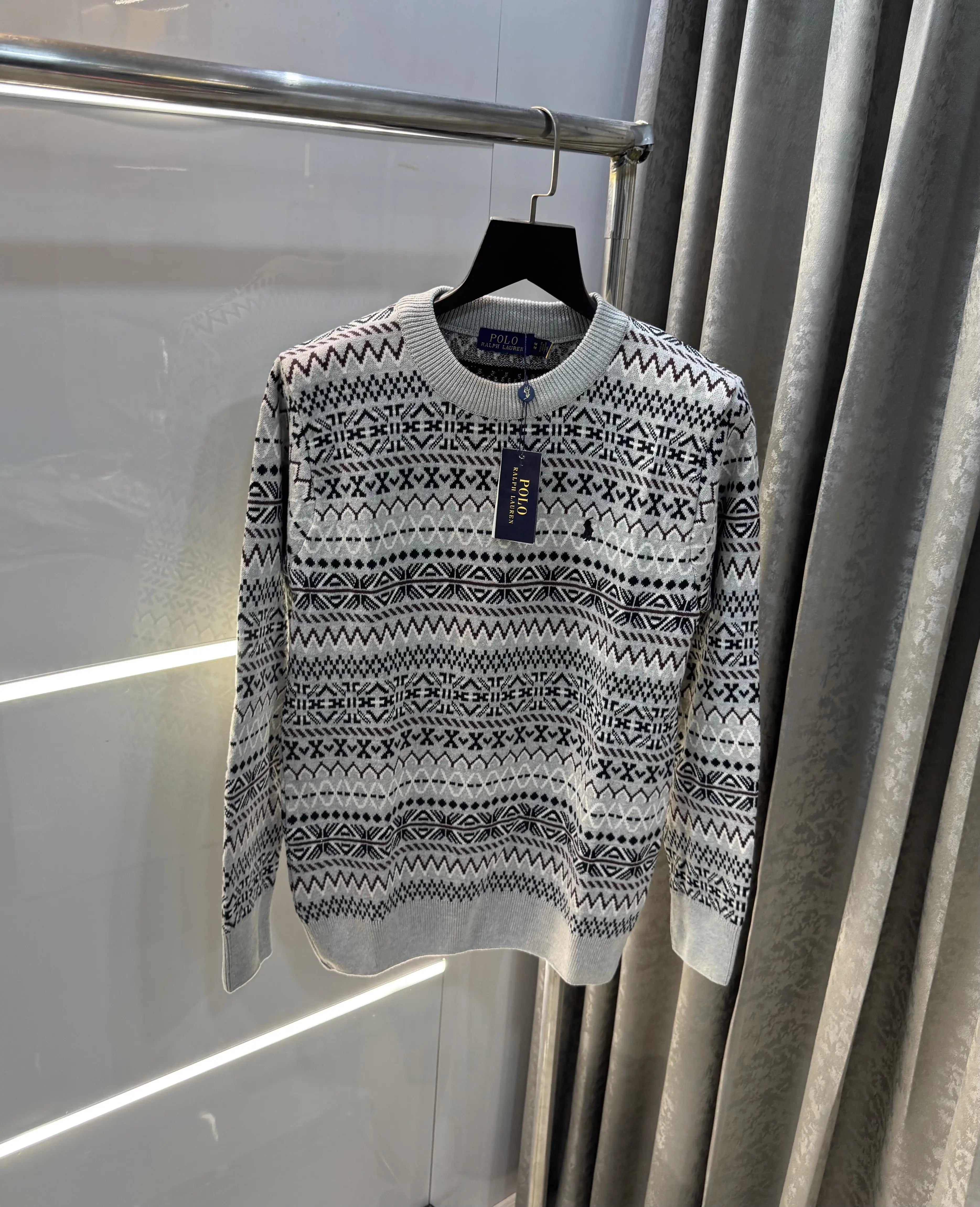 Ralph  Lauren Grey Imported Knitted Pull Over Secondary image