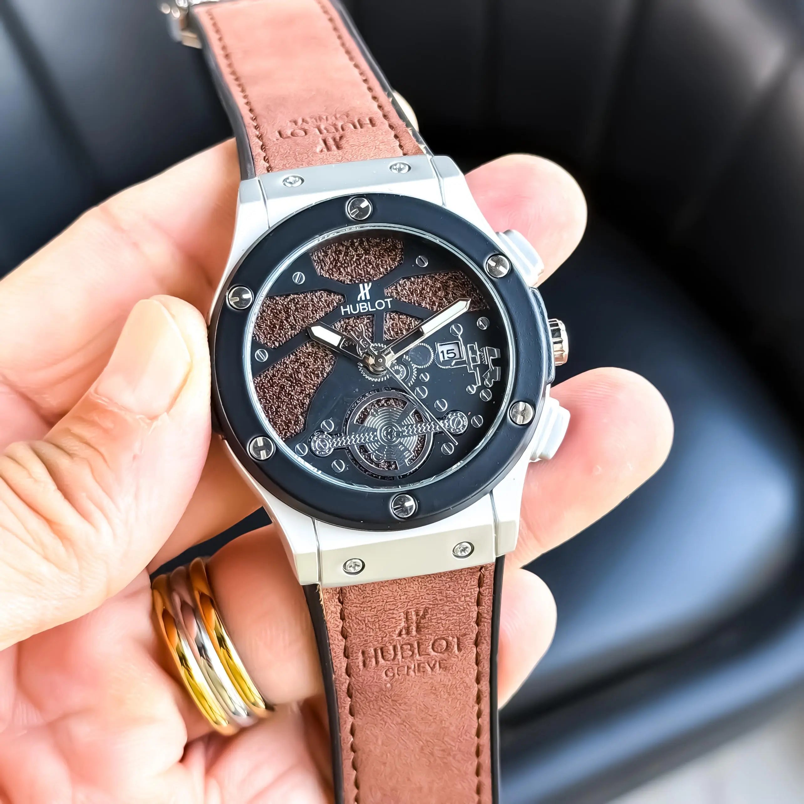 HUBLOT_LEATHER_SILVER-BROWN