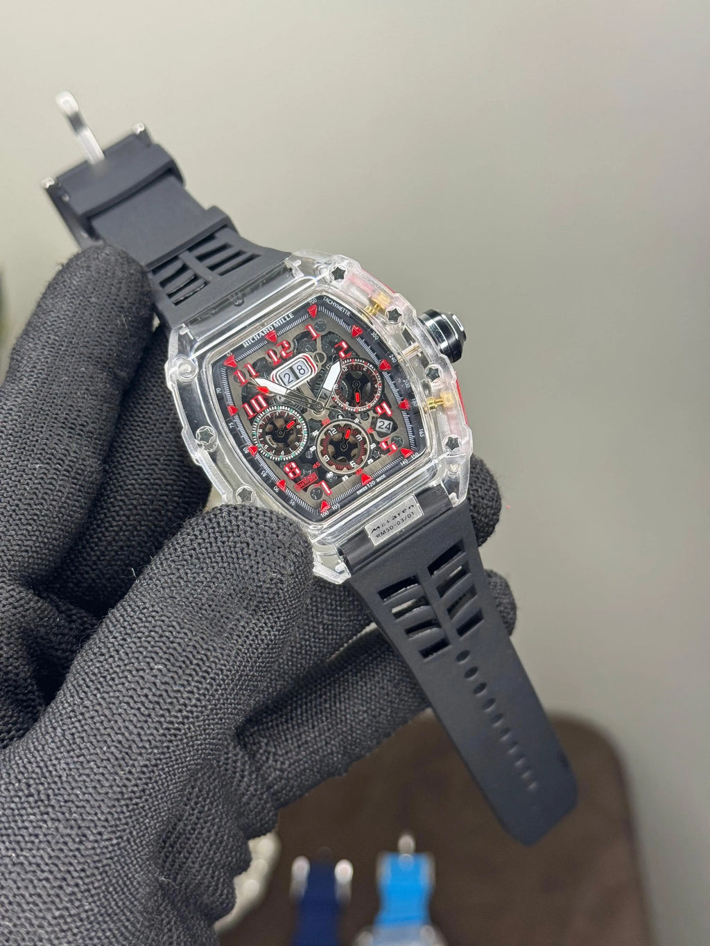 Richard Mille Mc Laren Black Chronograph Special Edition Watch