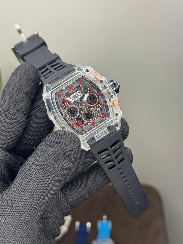 Richard Mille Mc Laren Black Chronograph Special Edition Watch