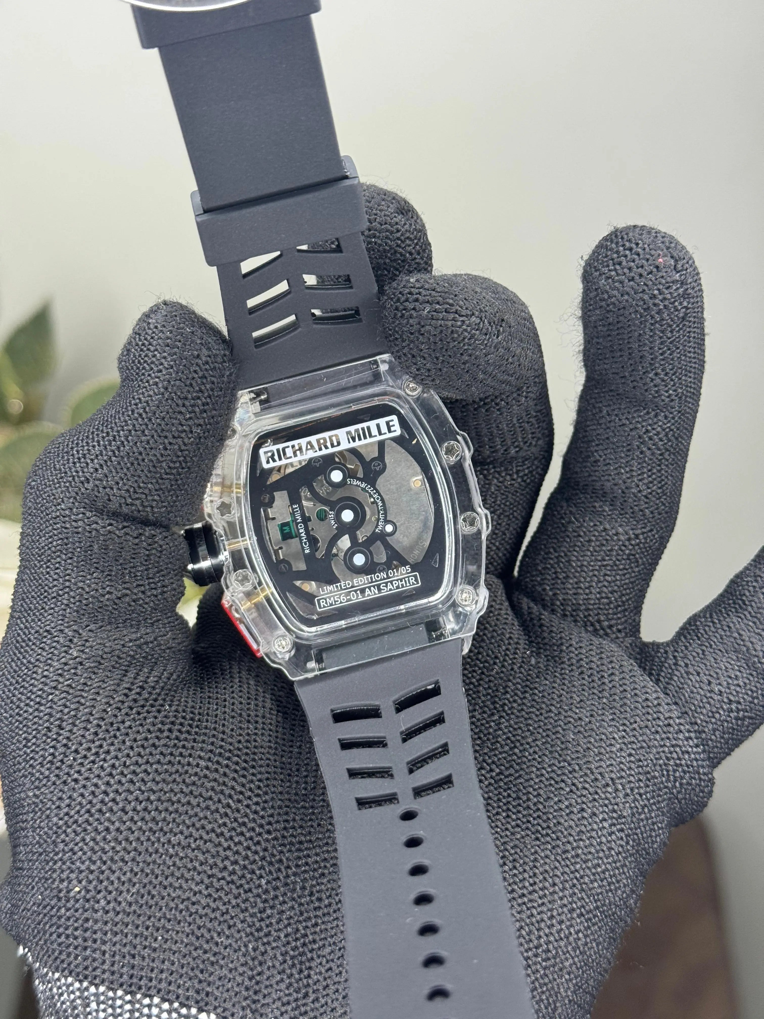 Richard Mille Mc Laren Black Chronograph Special Edition Watch