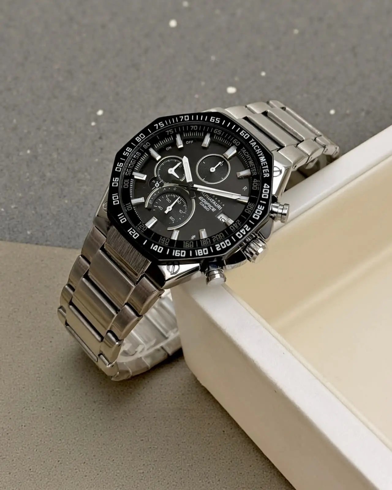 Casio Edifice EQB-1100 Silver Black Main image