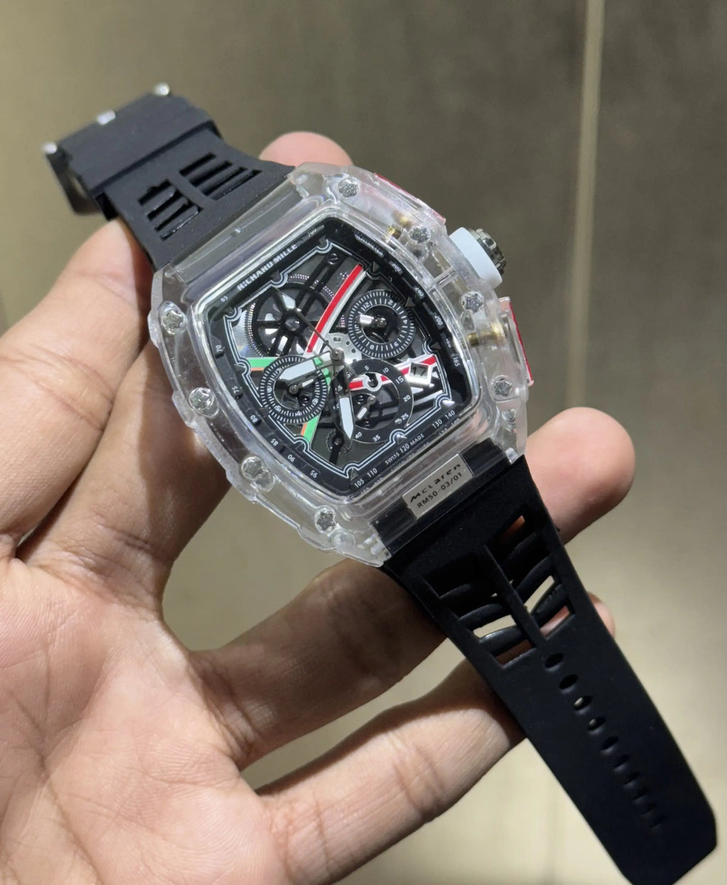 Richard Mille X design Mc Laren Black Chronograph Special Edition Watch