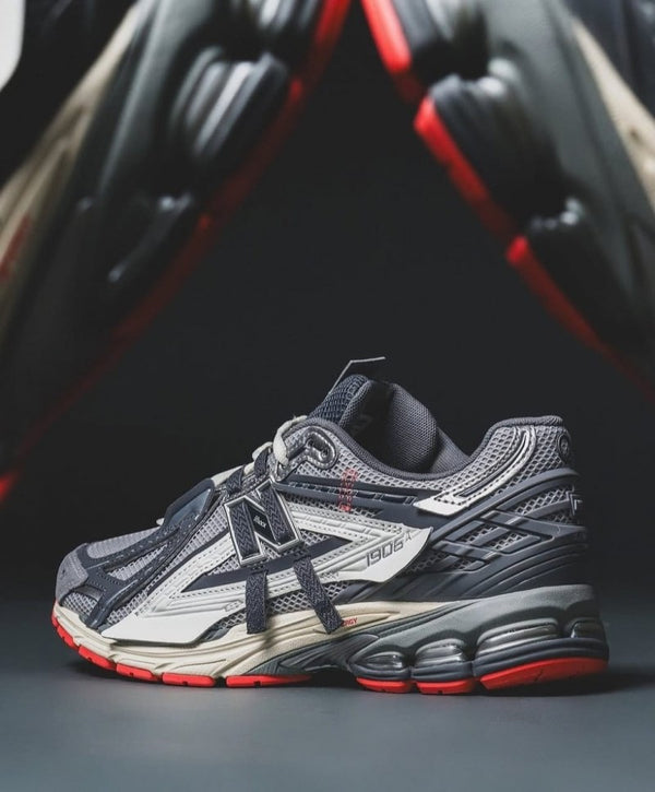 New Balance 1906A Slate Grey Raincloud Drift Red