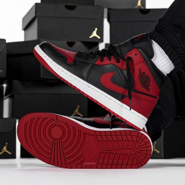 Jordan Retro 1 High Banned Bred toe Sneaker