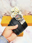 LV LO_uI$ VuiTTON PREMIUM QUALITY IMPORTED REVERSIBLE BELT WITH OG BO...X LV-215