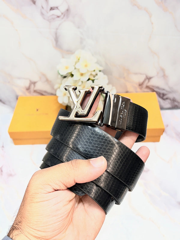 LV LOUIS VUITTON PREMIUM QUALITY IMPORTED REVERSIBLE BELT WITH OG BOX LV-212