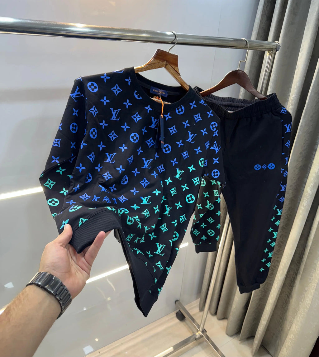 Loui s vuitton Black  Monogr...AM Imported Premium Tracksuit With
