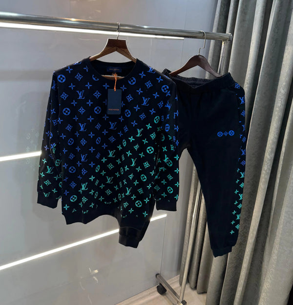 Loui s vuitton Black  Monogr...AM Imported Premium Tracksuit With