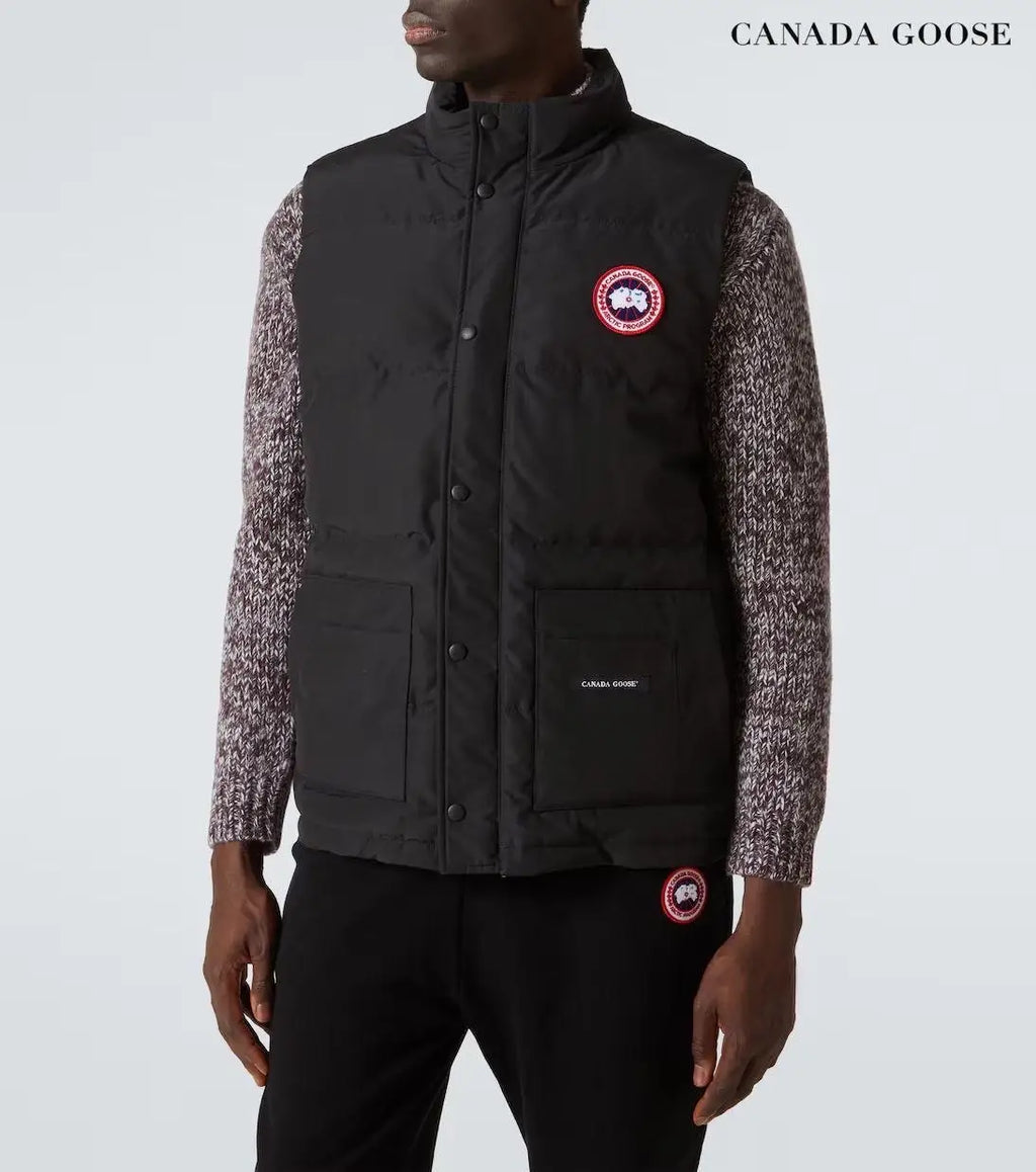 Canad a Goose Black Imported Puffer Jacket