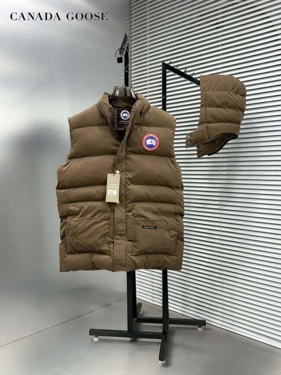 Canad a Goose Brown Imported Puffer Jacket Main image