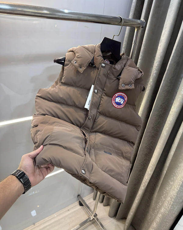 Canad a Goose Brown Imported Puffer Jacket