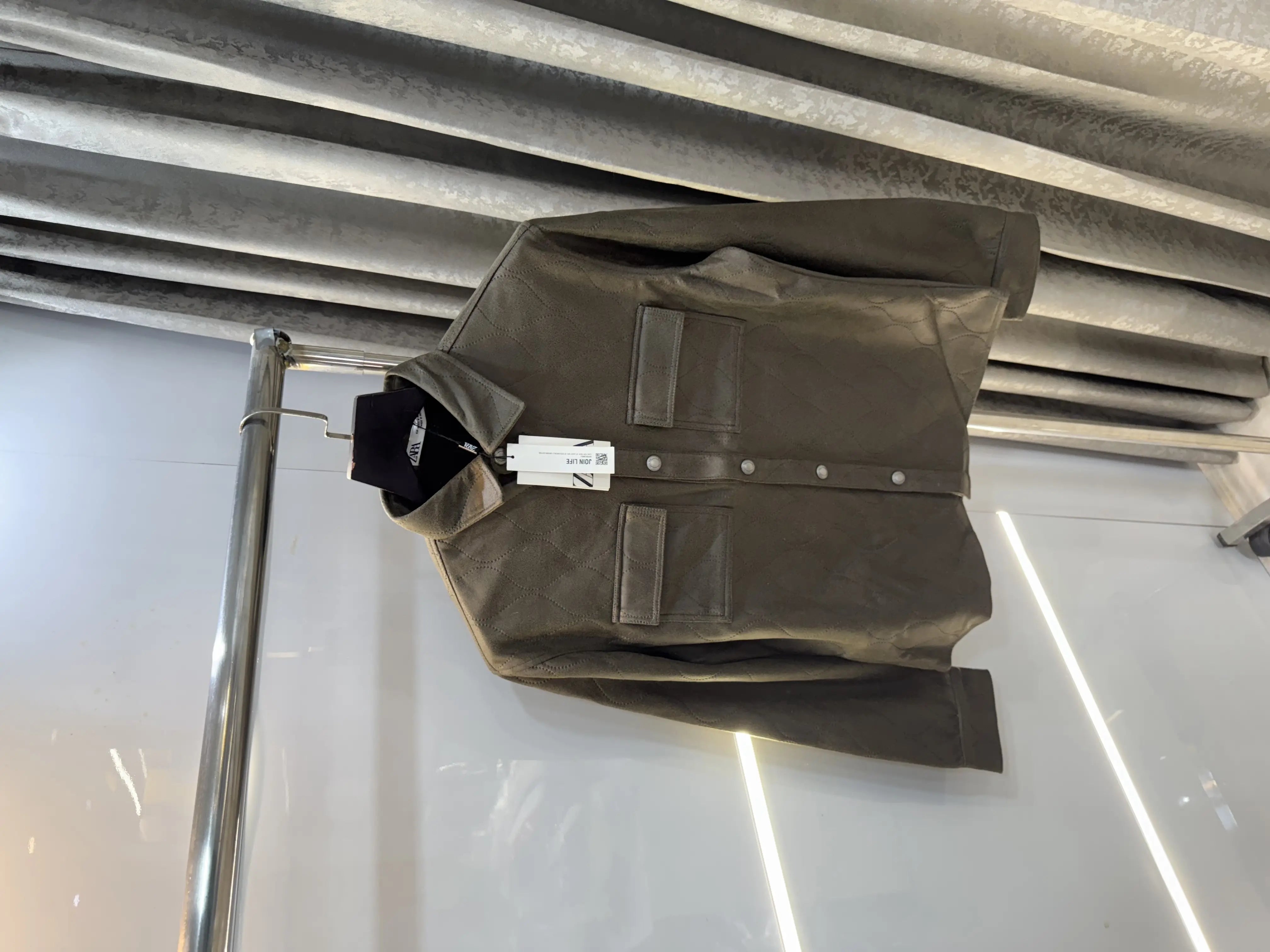 Zar a Olive Designer Classic Bomber Jacket Secondary image