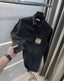 LoEWe Black Embroidery Logo Imported Shirt