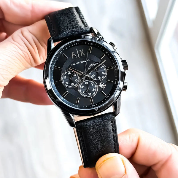 ARMANI CHRONO BLACK