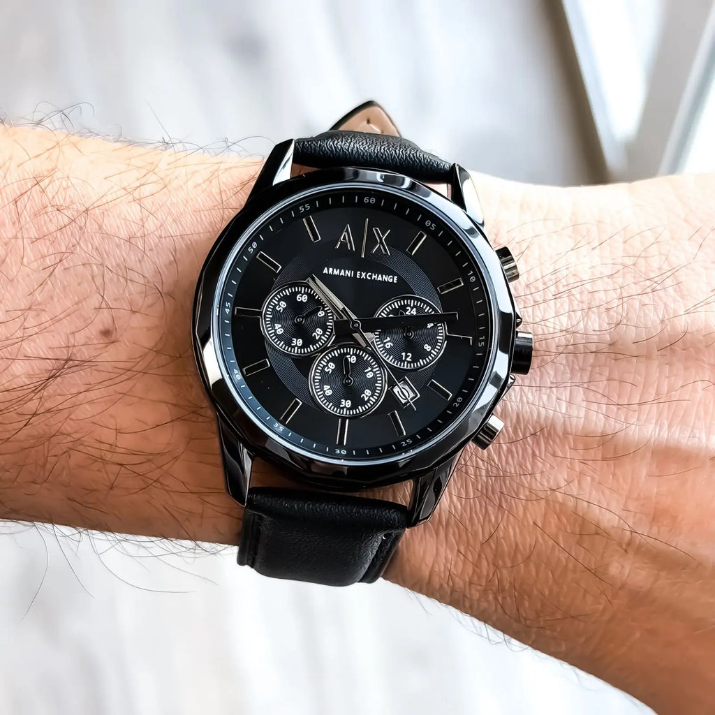 ARMANI CHRONO BLACK
