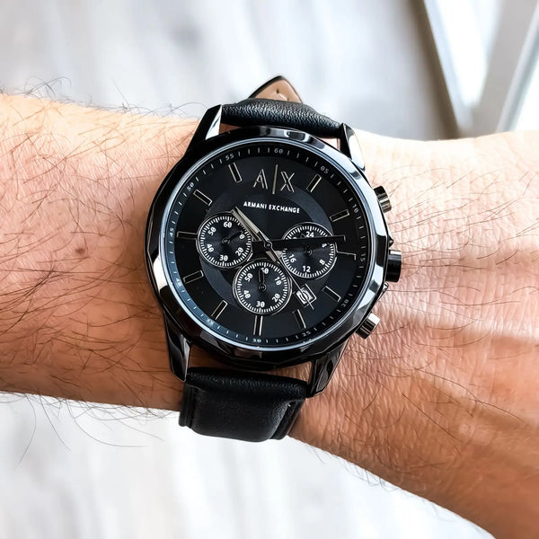 ARMANI CHRONO BLACK