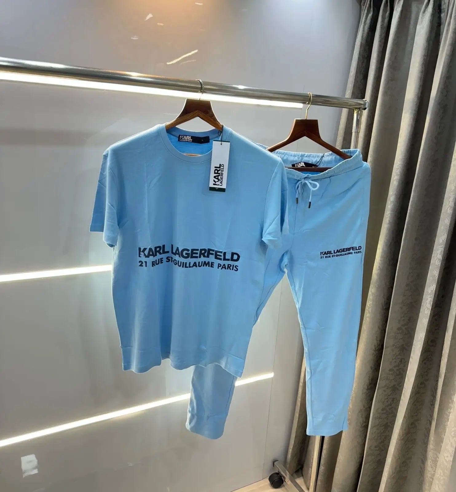 karl lagerfel d  skyBlue Premium Imported Tracksuit Secondary image