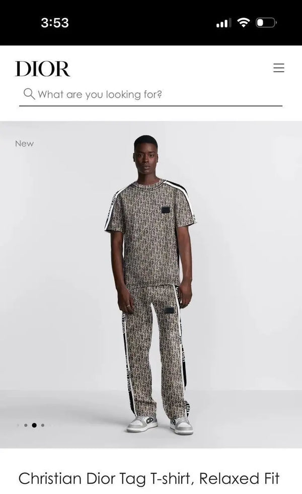 Christian Dio r Baige  MonogR_am Imported Lu·-X.ury Tracksuit