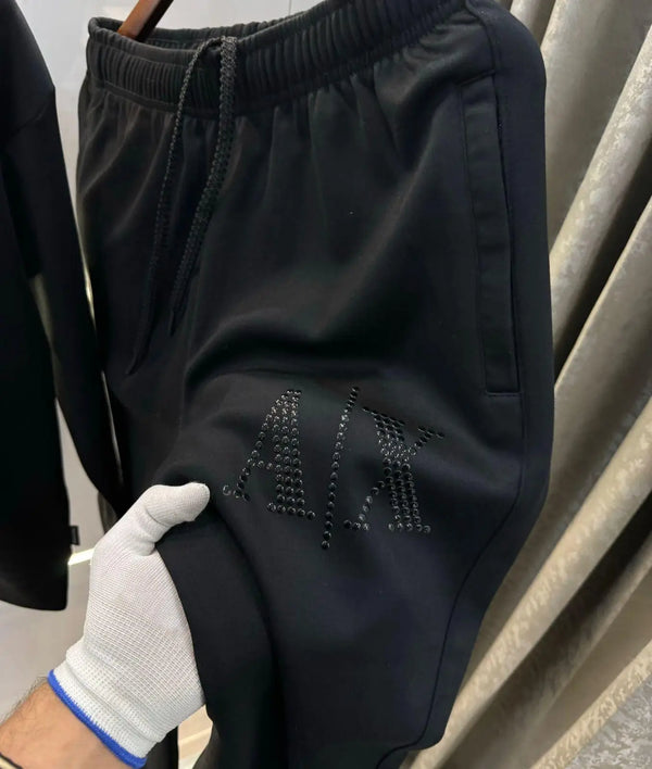 Arman i E·xchange Black Logo Work Imported Oversized Tracksuit