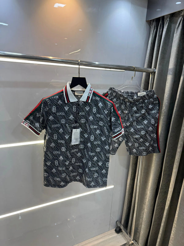 Gucc i Black Printed Premium Cord Set