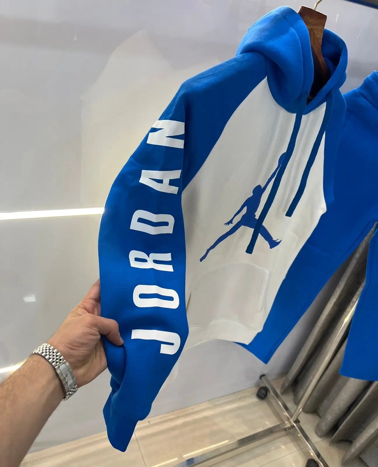 Ai r  JorDan Blue logo print Imported Tracksuit