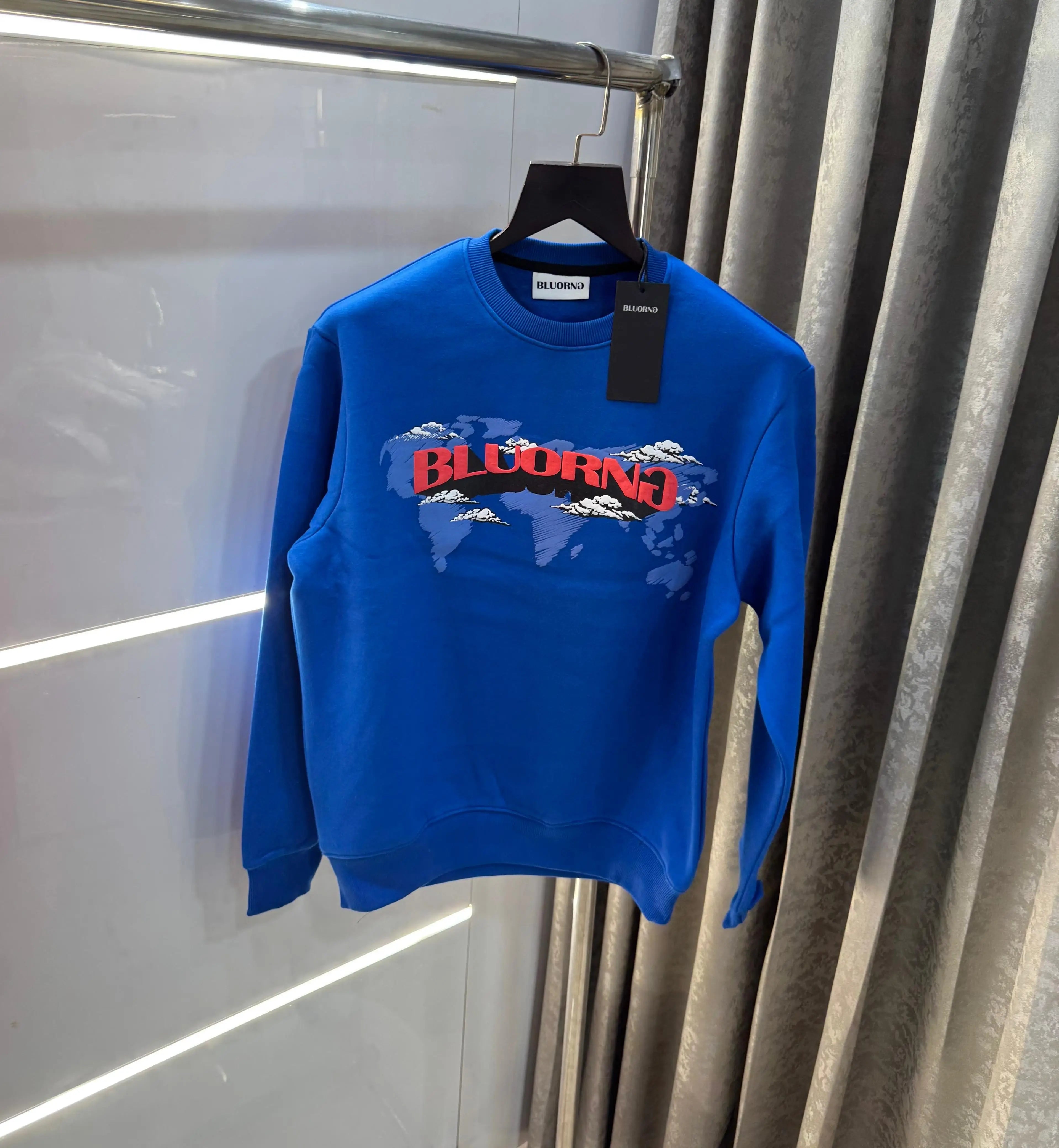 Bluoran g Blue Logo Back Print Premium Sweatshirt Main image