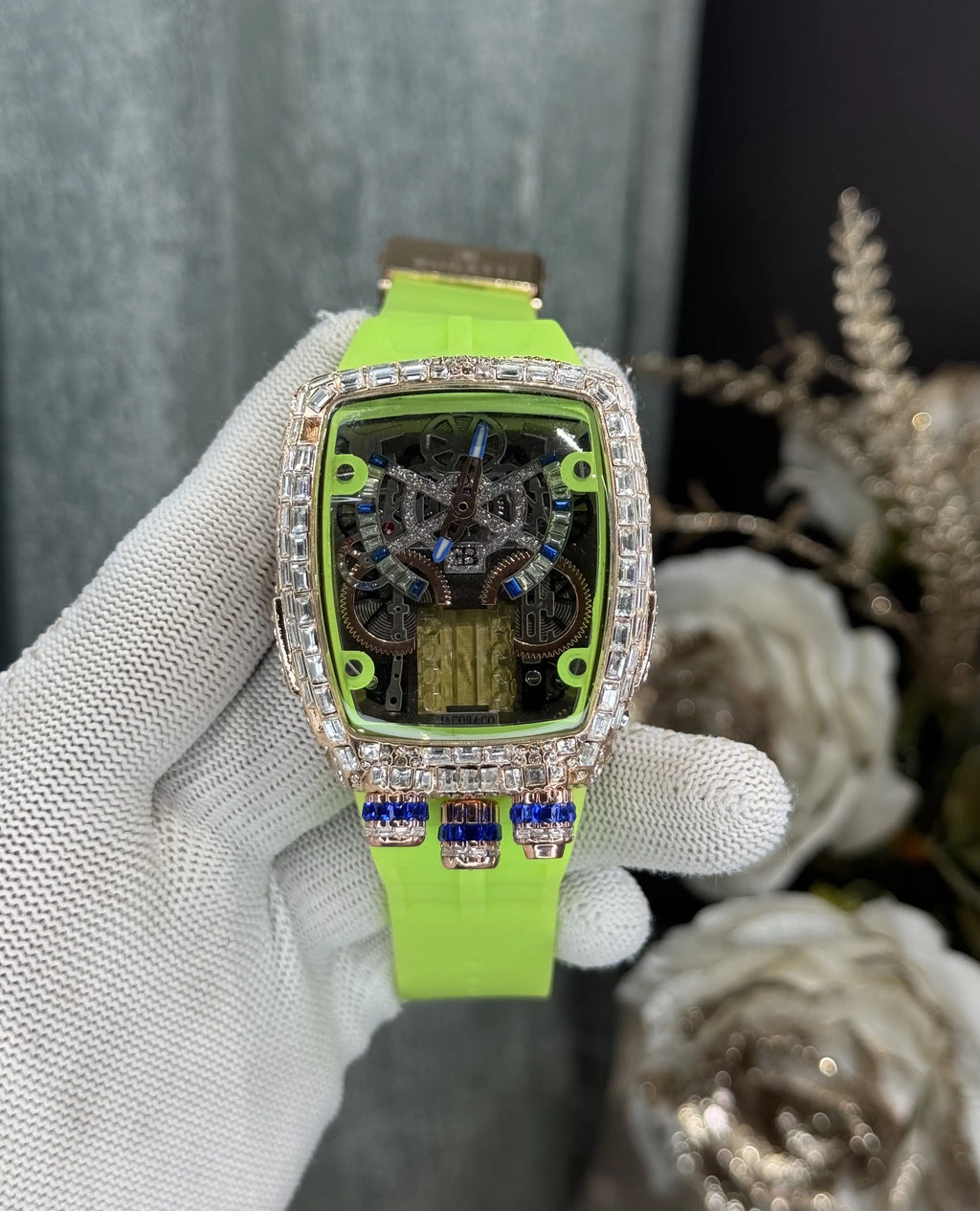 Jacob&Co. Bugatt i Copper Green Premium Quartz Watch