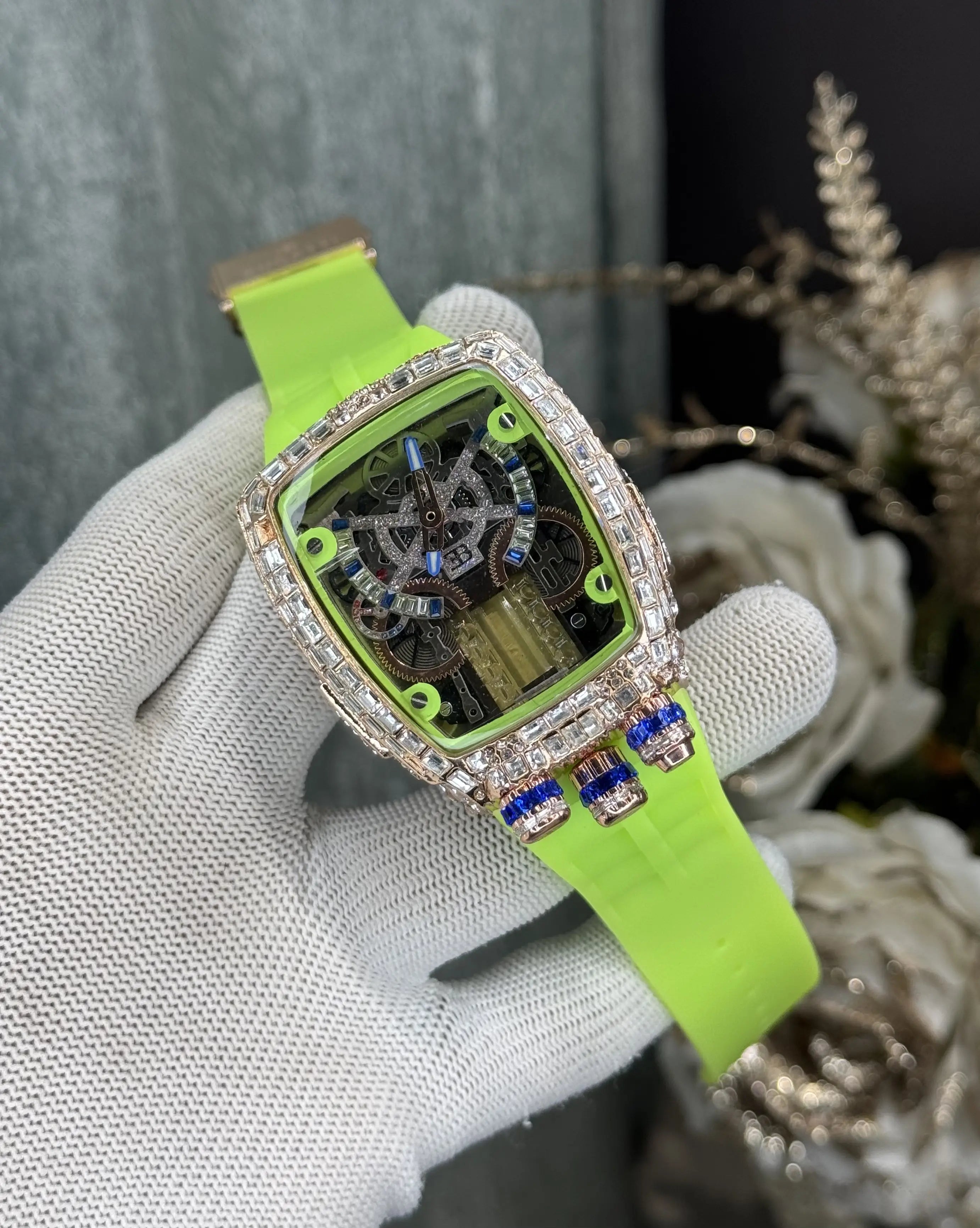 Jacob&Co. Bugatt i Copper Green Premium Quartz Watch