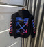 Off white Black Back print Premium Hoodie