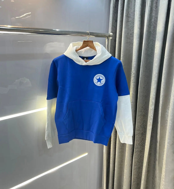 Convers e All star Blue sneaker Premium Hoodie