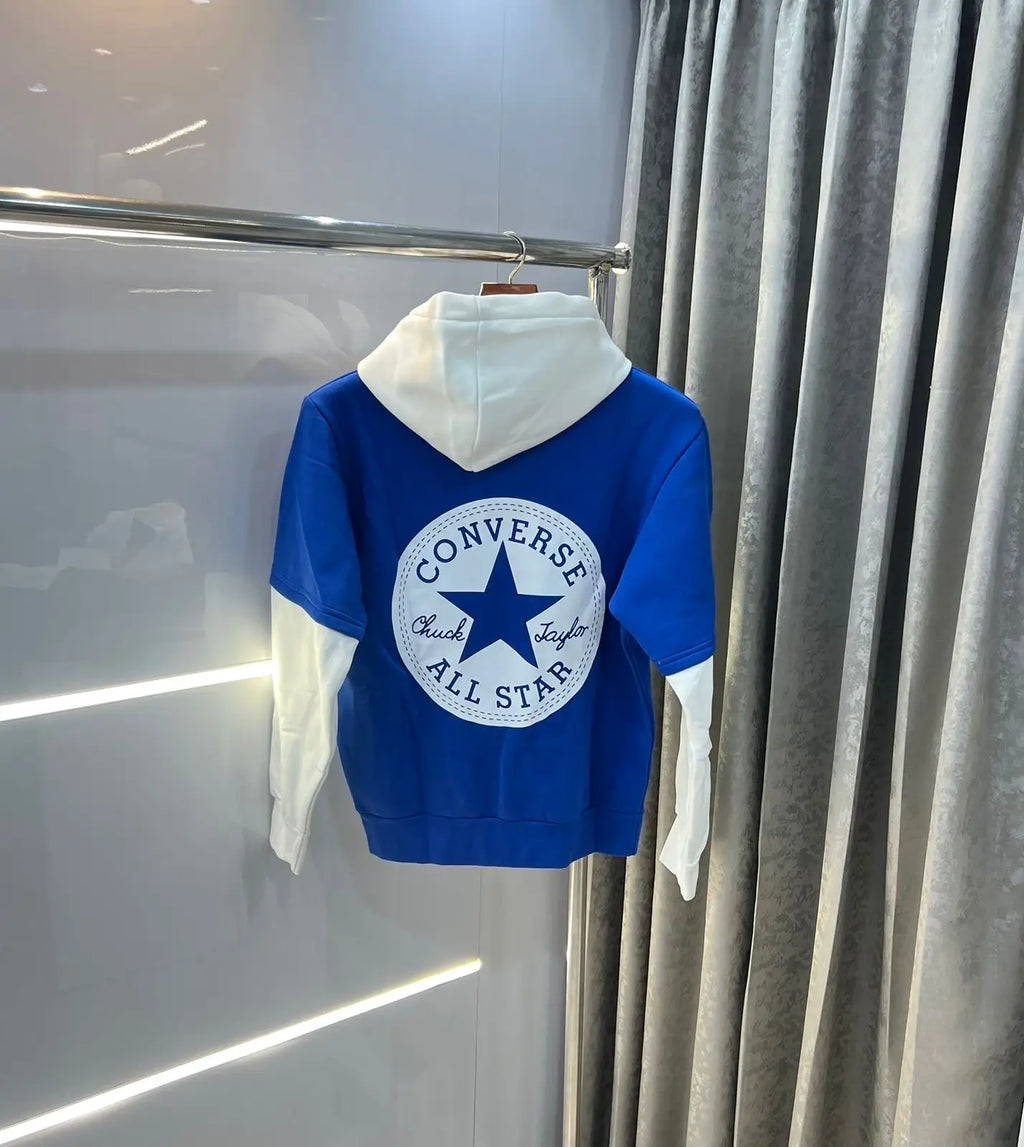 Convers e All star Blue sneaker Premium Hoodie