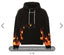Palm Angels Black  Printed Imported Hoodie
