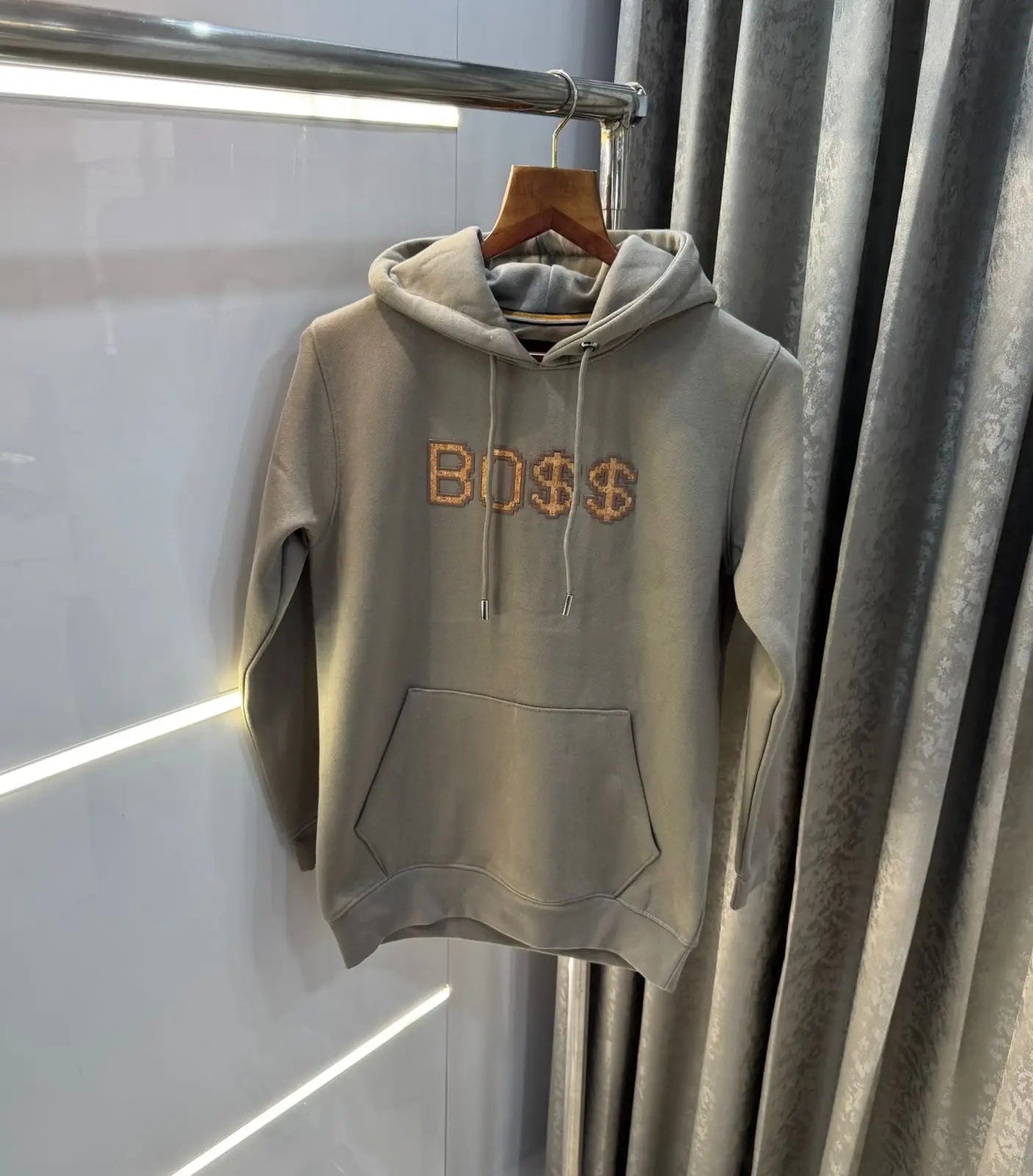 Hugo bos s Olive EmBOS5.. e Logo Imported Hoodie Main image