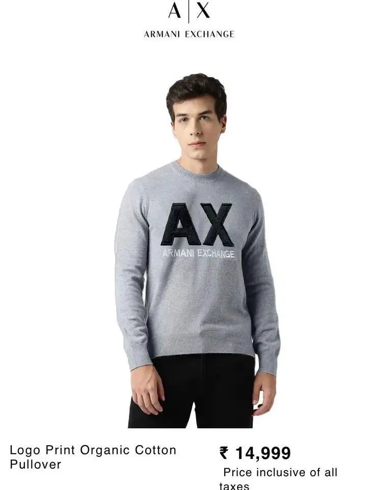 Arman i Ex.change Gery Embroidery Logo Premium Sweatshirt