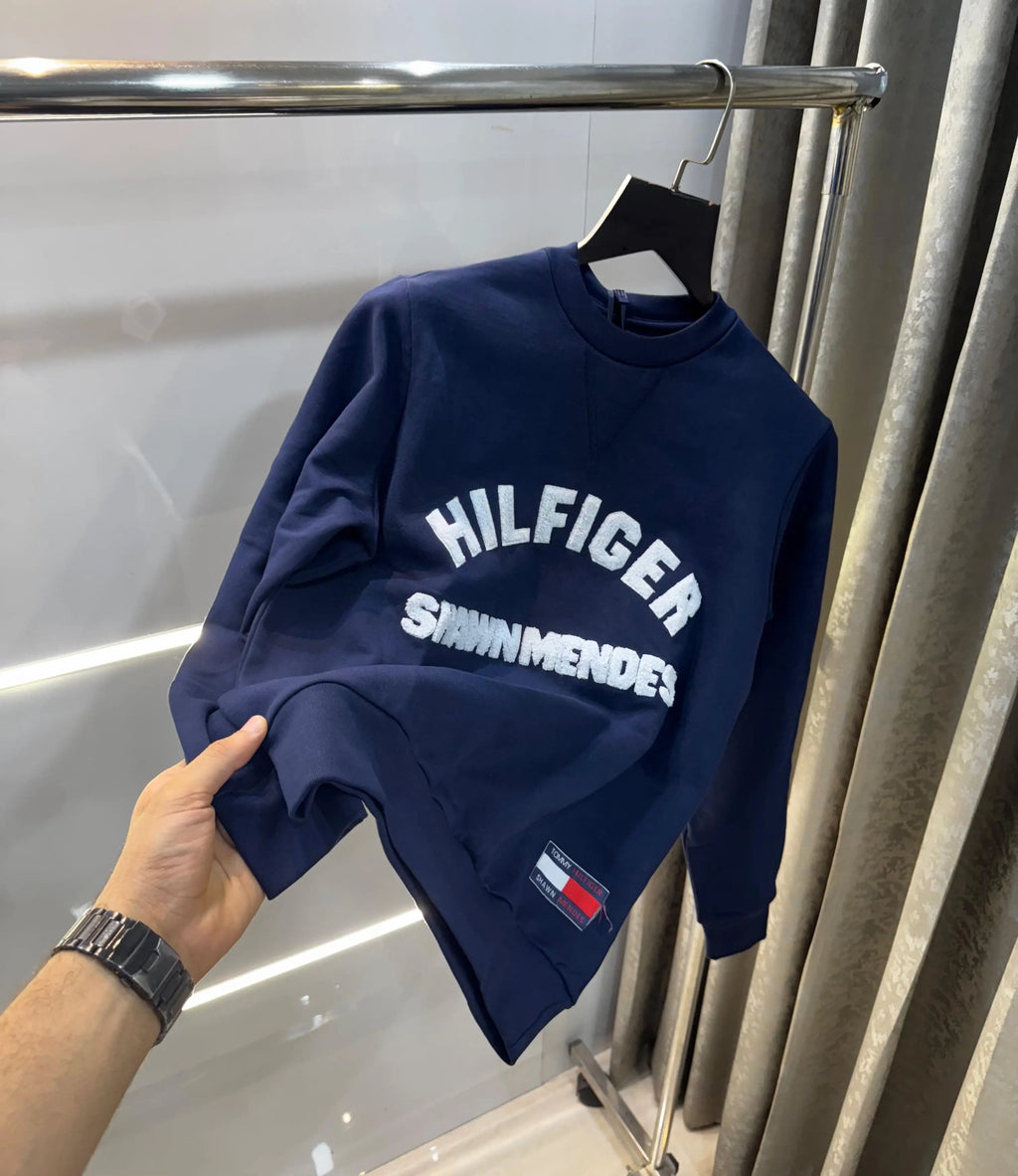 Tomm y Hilfiger Navy Blue Premium Sweatshirt