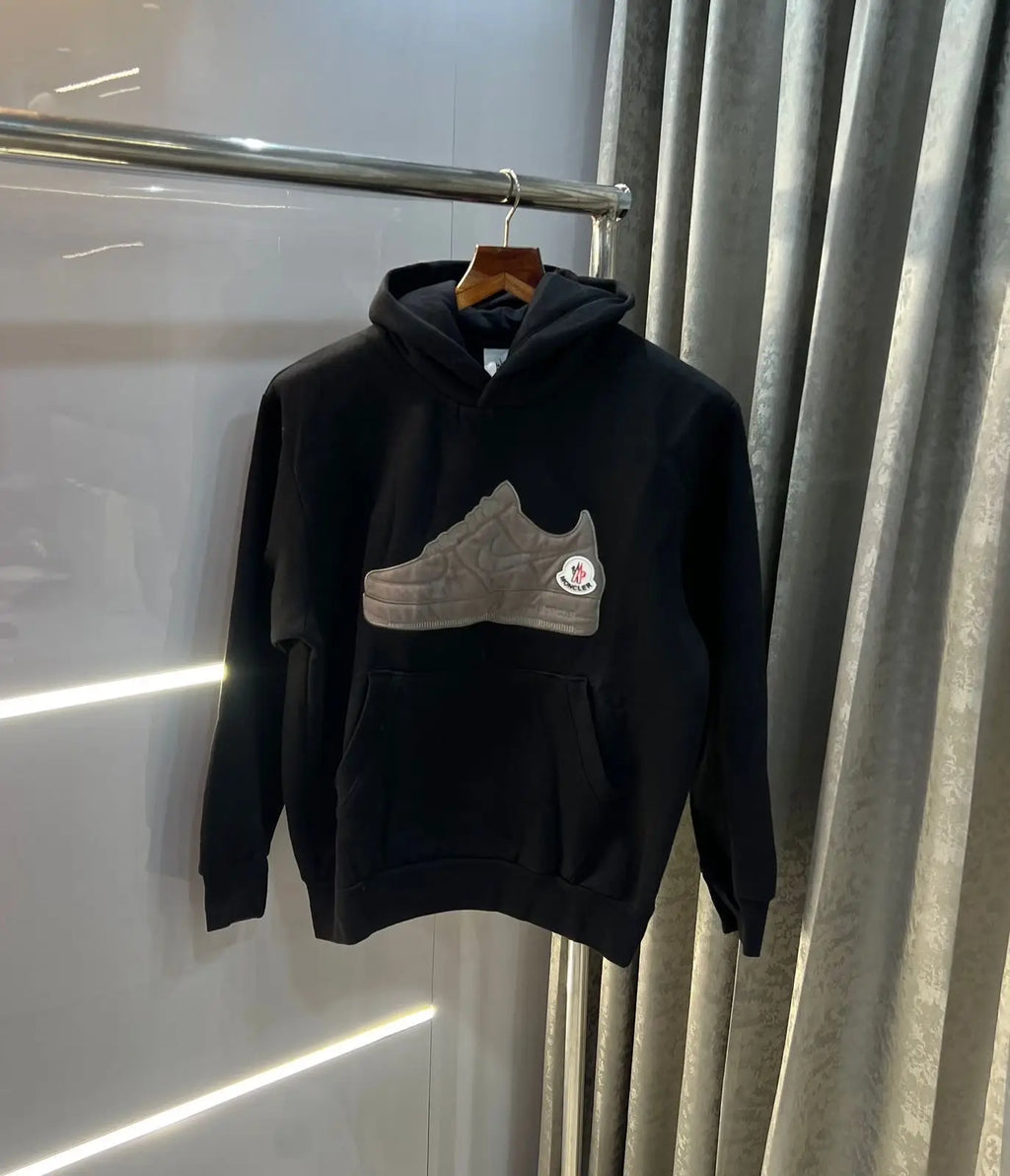 Nik e Black MON·clEr collab imported sneaker edition Hoodie