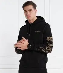 Arman i E-xchange Black hand  Print Premium Hoodie