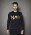 Balmai n Paris Black Logo Print Premium Sweatshirt