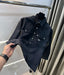 Prad a Milano Black  Steel Logo Premium Shacket