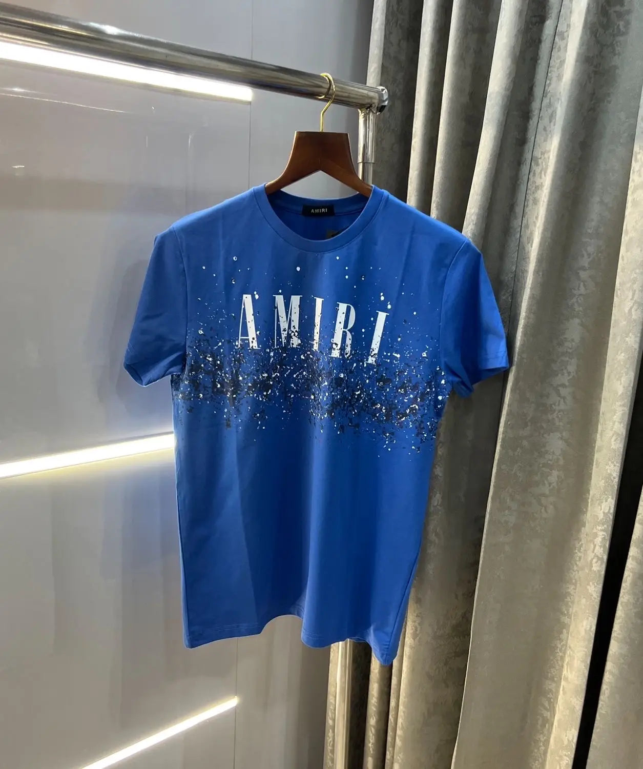 Amir i Blue Logo Print Premium Imported T-Shirt