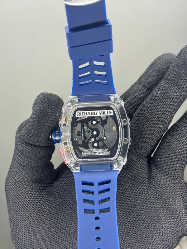 Richard Mille Mc Laren Blue Chronograph Watch