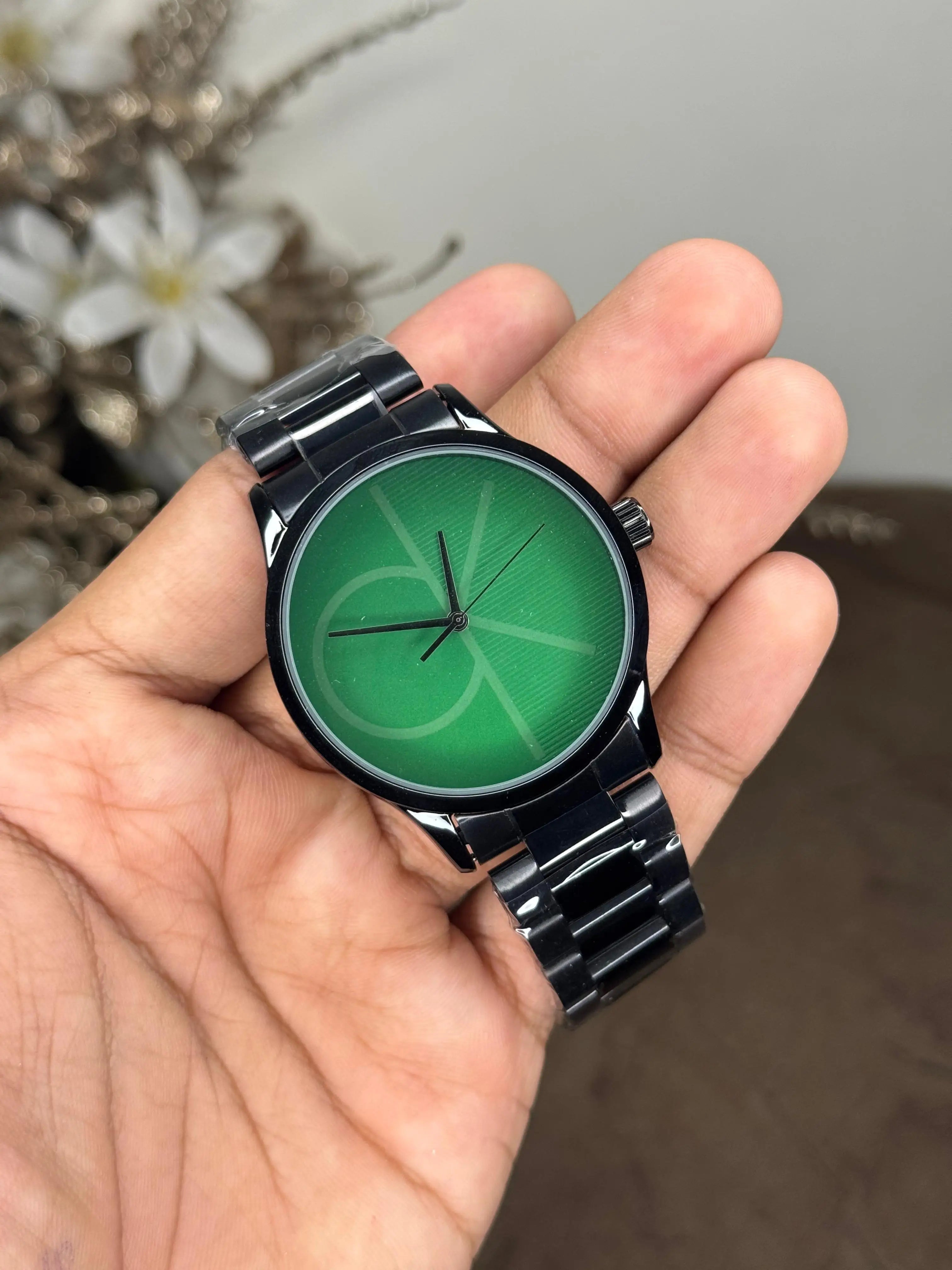 Calvin Klei n Gunmetal Green Premium Watch Secondary image