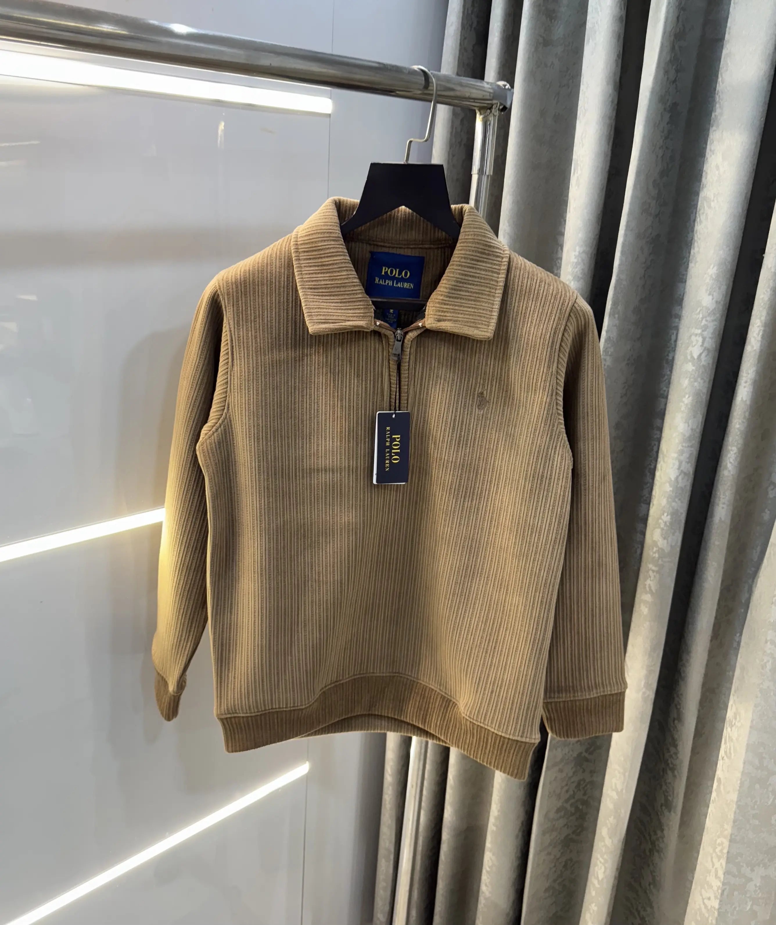 Ralph  Lauren Brown Cord Imported Pull Sweatshirt Secondary image